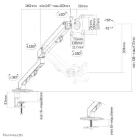 NEOMOUNTS DeskMount Gasspring up to 27i – pilt 8