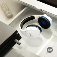 HyperX Cloud Stinger Core – juhtmeta mängupeakomplekt (valge–sinine) – PS5–PS4 – pilt 20