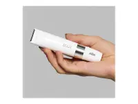 Braun | Body Mini Trimmer | BS1000 | Bulb lifetime (flashes) Not applicable | Number of power levels 1 | Wet & Dry | White – pilt 5