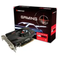 Biostar Video Card AMD Radeon RX-550 2GB 128 bit DDR5 1183/6000, PCI-E 3, DVI, HDMI, DP, Single Fan Dual slot