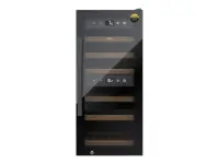 Caso | Smart Wine Cooler | WineExclusive 24 | Energy efficiency class G | Showcase | Bottles capacity 24 bottles | Cooling type Compressor technology | Black – pilt 2
