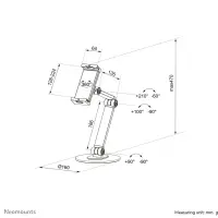 Neomounts DS15-550BL1 kaitseümbris tahvelarvutile Must 32,8 cm (12.9") – pilt 2