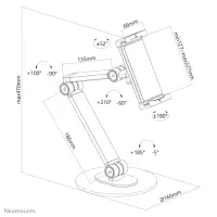Neomounts DS15-550BL1 kaitseümbris tahvelarvutile Must 32,8 cm (12.9")