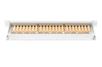 Digitus | Patch Panel | DN-91624S | 48.2 x 4.4 x 10.9 cm | Category: CAT 6; Ports: 24 x RJ45; Retention strength: 7.7 kg; Insertion force: 30N max | White – pilt 5