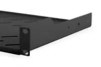 Digitus | Fixed Shelf for Racks | DN-19 TRAY-1-SW | The shelves for fixed mounting can be installed easy on the two front 483 mm (19“) profile rails of your 483 mm (19“) network- or server cabinet. Due to their stable, perforated steel sheet with a high load capacity, they are the optimal surface for components which are not 483 mm (19”) suitable | – pilt 5