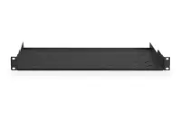 Digitus | Fixed Shelf for Racks | DN-19 TRAY-1-SW | The shelves for fixed mounting can be installed easy on the two front 483 mm (19“) profile rails of your 483 mm (19“) network- or server cabinet. Due to their stable, perforated steel sheet with a high load capacity, they are the optimal surface for components which are not 483 mm (19”) suitable | – pilt 6