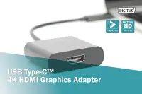 Digitus | USB Type-C to HDMI Adapter | DA-70852 | Black | USB Type-C | 0.15 m – pilt 5