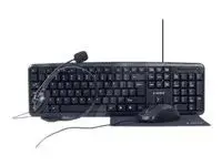 GEMBIRD KBS 4in1 office kit US layout