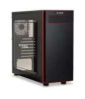 Case|IN WIN|MidiTower|ATX|MicroATX|Colour Black / Red|703BLACK
