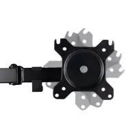 Trust GXT 1120 Mara Dual Monitor Arm 81,3 cm (32") Laud Must – pilt 25