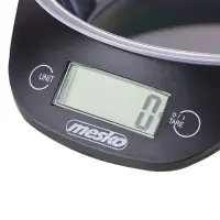 Mesko | Kitchen scale with a bowl | MS 3164 | Maximum weight (capacity) 5 kg | Graduation 1 g | Display type LCD | Black – pilt 3