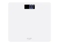 Adler | Bathroom scale | AD 8157w | Maximum weight (capacity) 150 kg | Accuracy 100 g | Body Mass Index (BMI) measuring | White