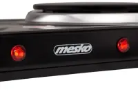 Mesko | Electric stove | MS 6509 | Number of burners/cooking zones 2 | Electric | Black – pilt 3