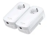 TP-LINK | AV1300 Gigabit Passthrough Powerline Starter Kit | TL-PA8010P KIT | 1300 Mbit/s | Ethernet LAN (RJ-45) ports 1 | No Wi-Fi | Extra socket