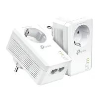 TP-LINK | AV1000 2-Port Gigabit Passthrough Powerline Starter Kit | TL-PA7027P KIT | 10/100/1000 Mbit/s | Ethernet LAN (RJ-45) ports 2 | No Wi-Fi | Extra socket – pilt 9