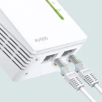 TP-LINK | AV600 Wi-Fi Powerline Extender | TL-WPA4220 | 10/100 Mbit/s | Ethernet LAN (RJ-45) ports 2 | 802.11n | Wi-Fi data rate (max) 300 Mbit/s | Data transfer rate (max) 600 Mbit/s – pilt 10