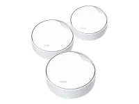 TP-LINK Deco X50 (3-pack) AX3000 Whole Home Mesh Wi-Fi 6 System | TP-LINK | Whole Home Mesh Wi-Fi 6 System | Deco X50 (3-pack) | 802.11ax | 574+2402 Mbit/s | Ethernet LAN (RJ-45) ports 3 | Mesh Support Yes | MU-MiMO Yes | No mobile broadband | Antenna type Internal – pilt 9