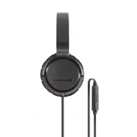 Beyerdynamic DTX 350 m On-Ear Stereo Headphones with mic, Black/ 32 Ohms/ Stereo Mini-Jack/ one button controller/ double sided flat straight cable Black