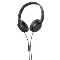 Beyerdynamic DTX 350 m On-Ear Stereo Headphones with mic, Black/ 32 Ohms/ Stereo Mini-Jack/ one button controller/ double sided flat straight cable Black