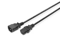 Digitus | Power Cord extension cable  C13 - C14, | AK-440201-018-S | Black
