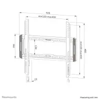 Neomounts WL30-550BL14 telerikinnitus 190,5 cm (75") Must – pilt 22
