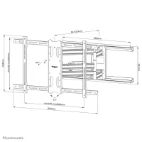 TV SET ACC WALL MOUNT/WL40S-850BL18 NEOMOUNTS