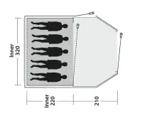 Outwell | Tent | Earth 5 | 5 person(s) – pilt 10