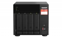 QNAP | 4-Bay QTS and QuTS hero NAS | TS-473A-8G | Up to 4 HDD/SSD Hot-Swap | AMD Ryzen | Ryzen V1500B Quad-Core | Processor frequency 2.2 GHz | 8 GB | DDR4