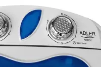Adler | Washing machine | AD 8051 | Top loading | Washing capacity 3 kg | Unspecified RPM | Depth 37 cm | Width 38 cm | White/Blue – pilt 7