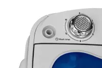 Adler | Washing machine | AD 8051 | Top loading | Washing capacity 3 kg | Unspecified RPM | Depth 37 cm | Width 38 cm | White/Blue – pilt 11