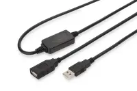 Digitus | Active USB 2.0 Repeater/Extension Cable | DA-73100-1 | USB 2.0 USB A (Male) | USB A (Female)