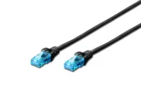 Patch Cord | DK-1512-005/BL | 2x RJ45 (8P8C) connectors. Structure: 4 x 2 AWG 26/7, twisted pair. Boots with kink protection, strain relief and latch protection.