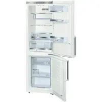 Bosch Refrigerator KGE36BW40 Free standing, Combi, Height 186 cm, A+++, Fridge net capacity 215 L, Freezer net capacity 89 L, 38 dB, White