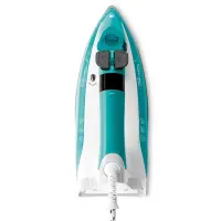 Polti Iron PLEU0252 Vaporella Quick & Slide QS210 Steam Iron, 2400 W, Water tank capacity 350 ml, Continuous steam 40 g/min, White/Blue/Black – pilt 2