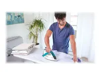 Polti Iron PLEU0251 Vaporella Quick & Comfort QC110 Steam Iron 2200 W Water tank capacity 300 ml Continuous steam 30 g/min White/Blue/Black – pilt 7