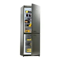 Snaige Refrigerator RF31SM-P100223721Z185SNBX Free standing, Combi, Height 176 cm, A++, Fridge net capacity 191 L, Freezer net capacity 88 L, 40 dB, Inox