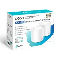 Wireless Router|TP-LINK|Wireless Router|2-pack|2900 Mbps|Mesh|Wi-Fi 6|3x10/100/1000M|Number of antennas 2|DECOX50(2-PACK) – pilt 3
