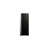 SALE OUT. Hitachi R-VG540PRU3 GBK Double Door, Double Door, Height 183.5 cm, A++, No Frost system, Fridge net capacity 333 L, Freezer net capacity 117 L, 40 dB, Black glass, DAMAGED PACKAGING, DENT AND SCRATCH ON SIDE