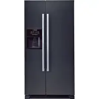 Bosch Refrigerator KAN58A55 Free standing, Side by Side, Height 180 cm, A+, No Frost system, Fridge net capacity 356 L, Freezer net capacity 175 L, Display, 45 dB, Black