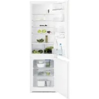 Electrolux Refrigerator ENN12801AW Built-in, Combi, Height 177.2 cm, A+, Fridge net capacity 202 L, Freezer net capacity 75 L, 36 dB, White