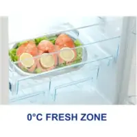 Snaige Refrigerator RF34NG-Z1AH27R735Z185SN1X Free standing, Combi, Height 185 cm, A++, Fridge net capacity 210 L, Freezer net capacity 74 L, 41 dB, Red glass – pilt 3