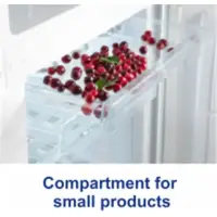 Snaige Refrigerator RF36NG-Z1CB273831Z185SN1X Free standing, Combi, Height 194.5 cm, A++, Fridge net capacity 229 L, Freezer net capacity 84 L, Inox – pilt 2