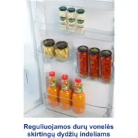 Snaige Refrigerator RF34SM-S1JJ210731Z185 Free standing, Combi, Height 185 cm, A+, Fridge net capacity 214 L, Freezer net capacity 88 L, 41 dB, Black – pilt 8