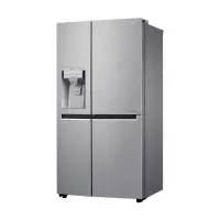LG Refrigerator GSJ960PZBZ Energy efficiency class F, Free standing, Side by Side, Height 179 cm, No Frost system, Fridge net capacity 411 L, Freezer net capacity 214 L, Display, 39 dB, Inox