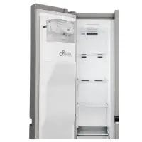 LG Refrigerator GSJ960PZBZ Energy efficiency class F, Free standing, Side by Side, Height 179 cm, No Frost system, Fridge net capacity 411 L, Freezer net capacity 214 L, Display, 39 dB, Inox