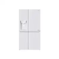 LG Refrigerator GSJ761SWXZ Energy efficiency class F, Free standing, Side by Side, Height 179 cm, No Frost system, Fridge net capacity 411 L, Freezer net capacity 214 L, Display, 39 dB, White
