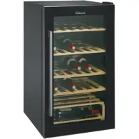 Candy Wine cooler CCV 200 GL Free standing, Table top, Bottles capacity 35, Black