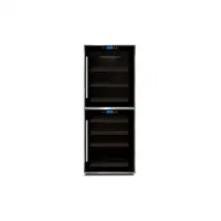 Caso Wine cooler WineMaster Touch 38-2D Table top, Bottles capacity 38, Cooling type COMPRESSOR TECHNOLOGY, Black