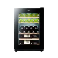 Haier Wine cooler WS25GA Free standing, Table top, Bottles capacity 25, Black