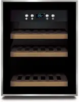Caso | Wine cooler | WineSafe 12 | Energy efficiency class G | Free Standing | Bottles capacity Up to 12 bottles | Cooling type Compressor technology | Black